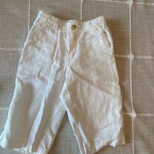 Polo Ralph Lauren Kids White Linen Pants 2T
